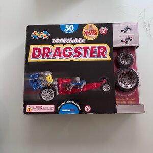 Dragster Building Set - Red and Blue